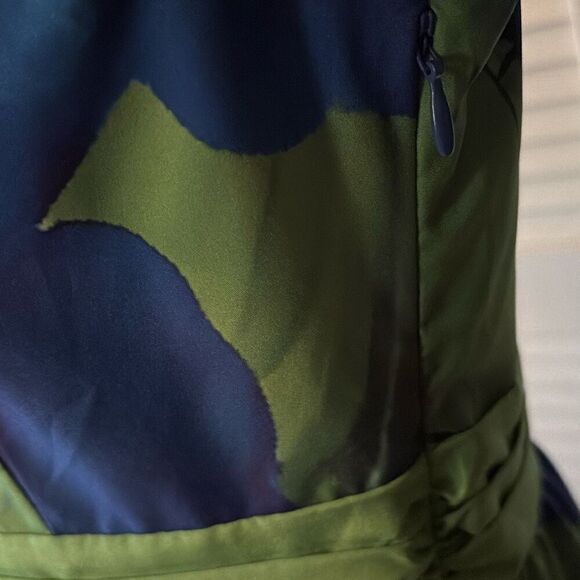 SHEIN Womens Maxi Dress, size Large, Blue and Green, Dressy - Picture 5 of 6